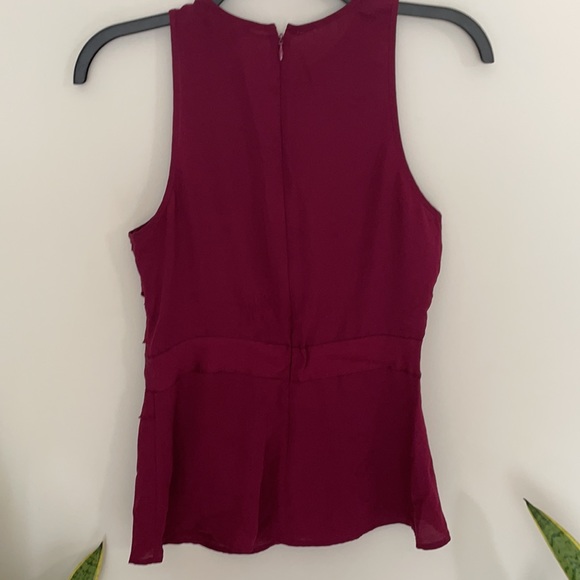Banana Republic dark red blouse - Picture 4 of 4